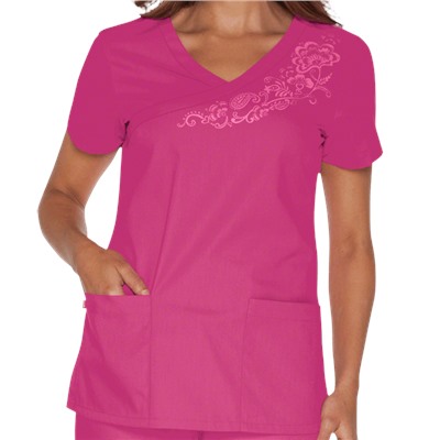 Orange Standard Scrubs Malibu Top