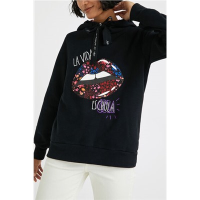 Sudadera felpa capucha