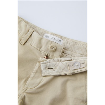 PLAIN CHINO BERMUDA SHORTS