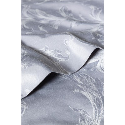 Blaye King Size Jakarlı Saten Nevresim Takımı - Gri