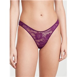 VERY SEXY Crotchless Shine Strap Lace Brazilian Panty