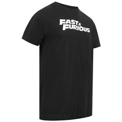 FAST & FURIOUS Logo Herren T-Shirt UNMTS047BLK