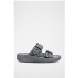 Sandalias con plataforma Gris jaspeado