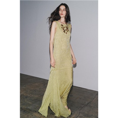JACQUARD LONG DRESS ZW COLLECTION