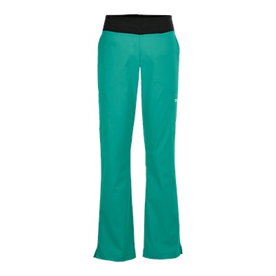UA Butter-Soft STRETCH Scrubs PETITE Yoga Pant with Knit Waistband