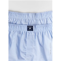 KIDS/ PACK OF TWO POPLIN BOXERS