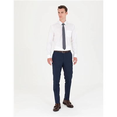 Beyaz Regular Fit Uzun Kollu Basic Gömlek