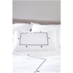 Lilas King Size Nakışlı Nevresim Takımı - Saten