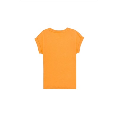 Kız Çocuk Turuncu Pijama Takımı