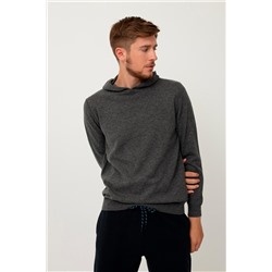 Sudadera de lana y cachemir Gris jaspeado