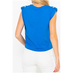 Camiseta Azul eléctrico