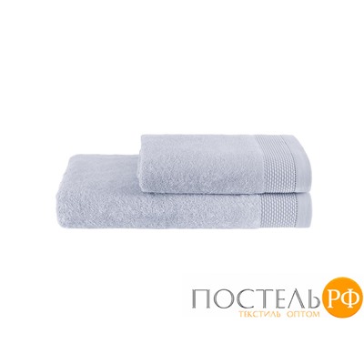 1018G11257504 Полотенце Soft cotton BAMBU светло-голубой 85X150