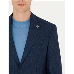 Açık Lacivert Slim Fit Ceket