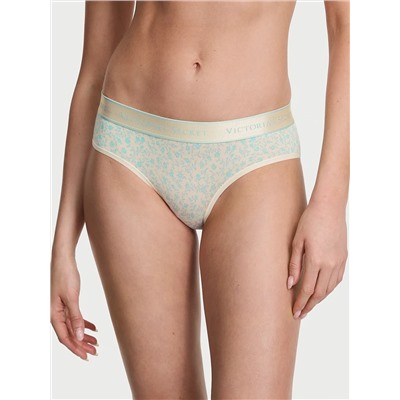 Logo Cotton Hiphugger Panty