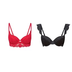 esmara Damen Spitzen BH, mit gepaddeten Cups
