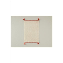 English Home Colorful Lines Pamuklu Püsküllü El Havlusu 30x45 Cm Açık Bej-kiremit 10040699