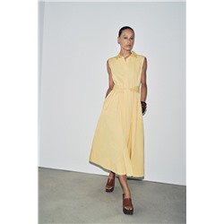 ZW COLLECTION BELTED SHIRT DRESS