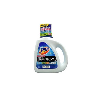 KAO Гель для стирки KAO Attack DEO 24h Deodorant Strong Gel цветного и черного белья, устранения стойких неприятных запахов, аромат свежих трав, 900 гр. бутылка с колпачком-дозатором