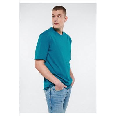 Mavi Basic Tişört Loose Fit / Bol Rahat Kesim 0611381-71912