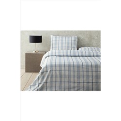 English Home Balmoral Kolay Ütülenir Tek Kişilik Nevresim Seti 160x220 cm Mavi TYCC006C5N169656514924773