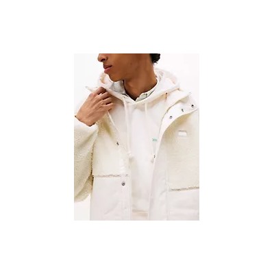 Tommy Jeans Mixed Media Teddy Jacket