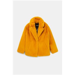 Chaqueta oversize peluche