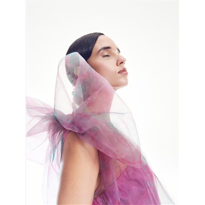 Asymmetrisches Kleid