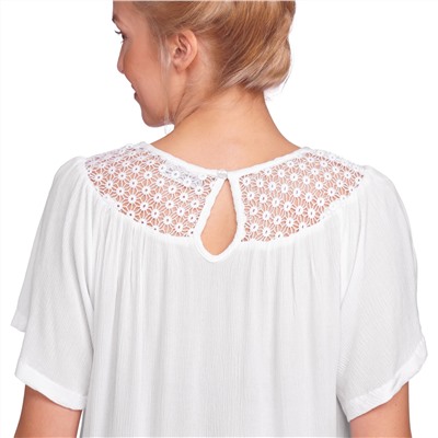 Damen Bluse in Crepp-Optik
