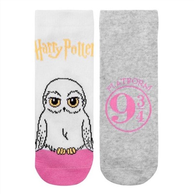 Harry Potter "Hedwig Mix" Damen Sneaker Socken 4 Paar 013331