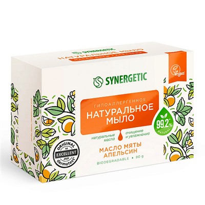 Мыло туалетное "Масло мяты и апельсин"