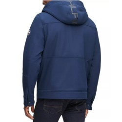 Tommy Hilfiger Men's Sherpa-Lined Softshell Hooded Jacket