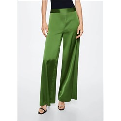 Pantalón palazzo fluido -  Mujer | MANGO OUTLET Melilla