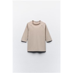 CAMISETA MEZCLA ALGODÓN CON LINO