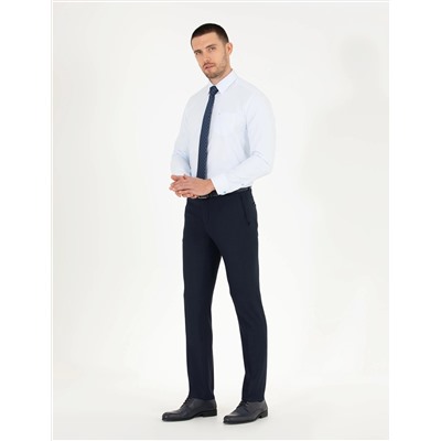 Lacivert Slim Fit Kumaş Pantolon