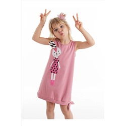 Denokids Tavşan Dostum Kız Elbise CFF-21Y1-017