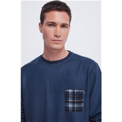 Set pijama largo tejido cálido