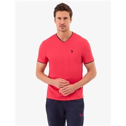 DOUBLE V-NECK T-SHIRT