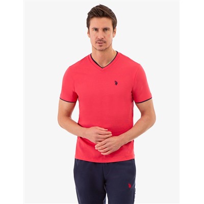 DOUBLE V-NECK T-SHIRT
