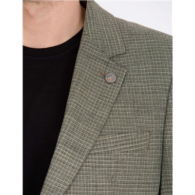 Haki Slim Fit Ceket