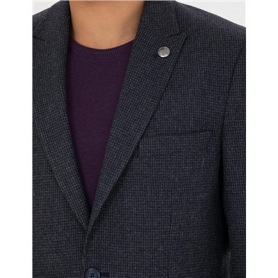 Lacivert Slim Fit Ceket