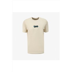 Lee, Erkek T-shirt Bej L241521614