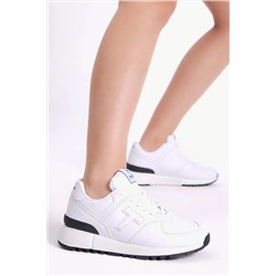 Tonny Black Unisex Beyaz Kaymaz Eva Taban Süet Sneaker AT1903-0