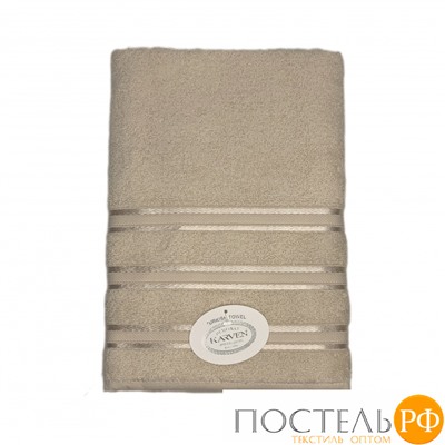 Полотенце Карвен Mikro Delux махра 70*140 1 шт. Н 5154 bej 1