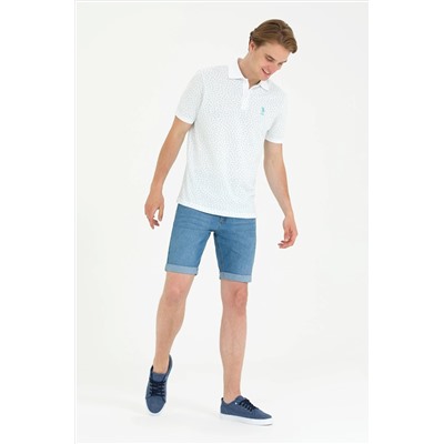 Erkek Mint Polo Yaka Tişört