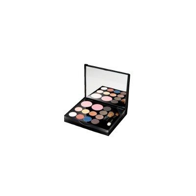 Макияжная палитра румяна+тени GLAMOROUS COLLEZIONE Giffarine 12 оттенков/ Giffarine GLAMOROUS Eyeshadow & Blusher Set (pink-violet-blue)SET D