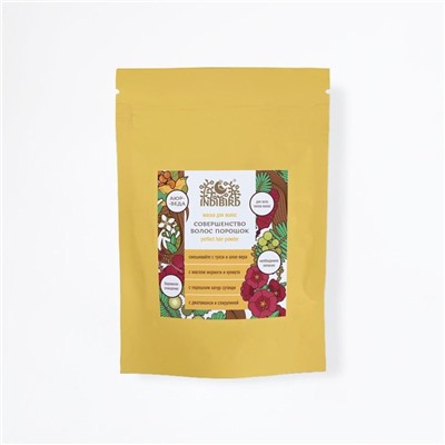 INDIBIRD Herbal shampoo-mask for hair Травяная шампунь-маска для волос Совершенство 100г