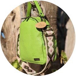 AB.Z · Pelle · mochila NAPA (630) PISTACHO - CINTURON BOLSOS (150)-6 (8) АКЦИЯ