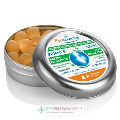 Puressentiel Respiratoire Gommes Menthe Eucalyptus 45 g