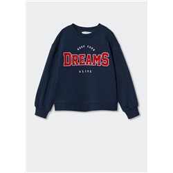 Sudadera algodón estampada