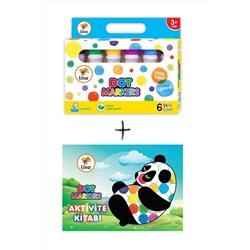 Lino Dot Markers 6'lı Aktivite Kitabı Seti ld